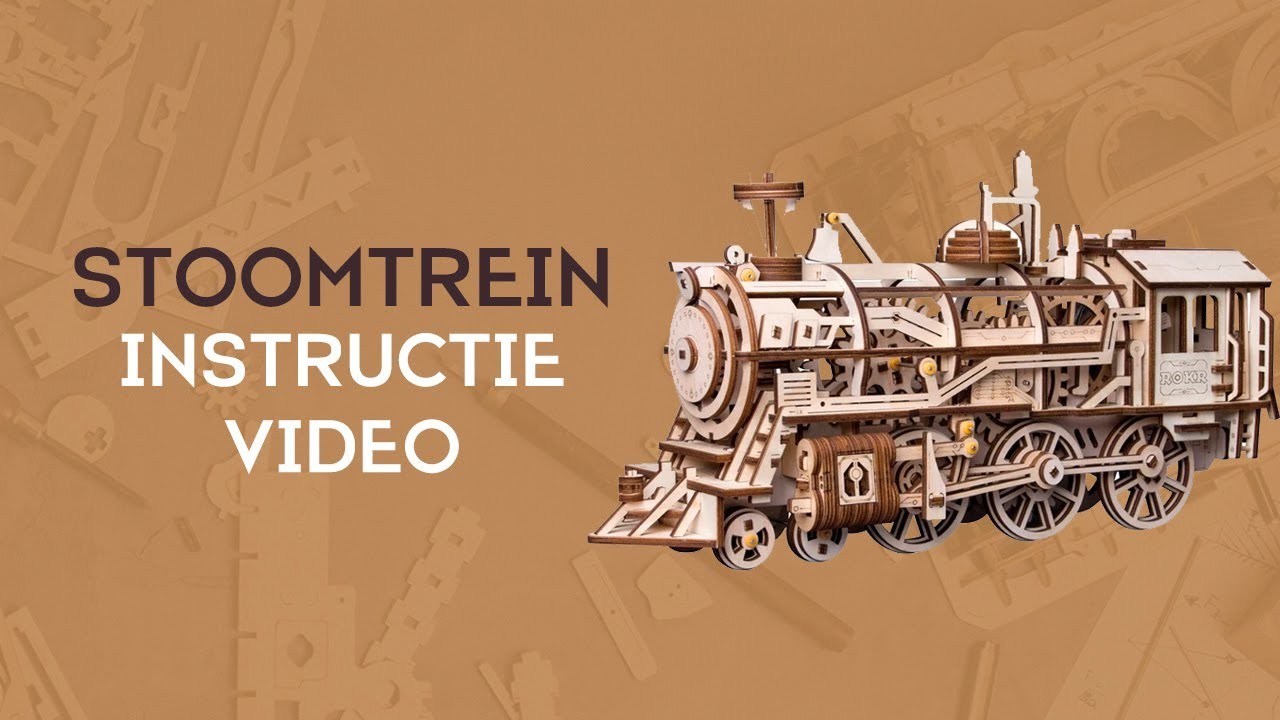 Stoomtrein - Instructie Video - BuilDIY - LK701