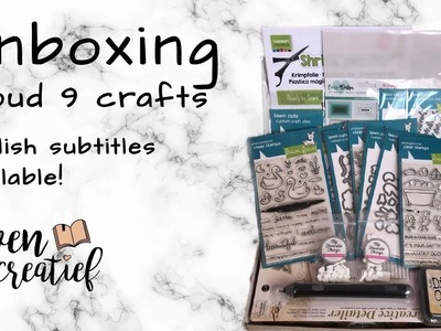 Unboxing craftsupplies - Cloud 9 Crafts #1 (met heel veel Lawn Fawn!)