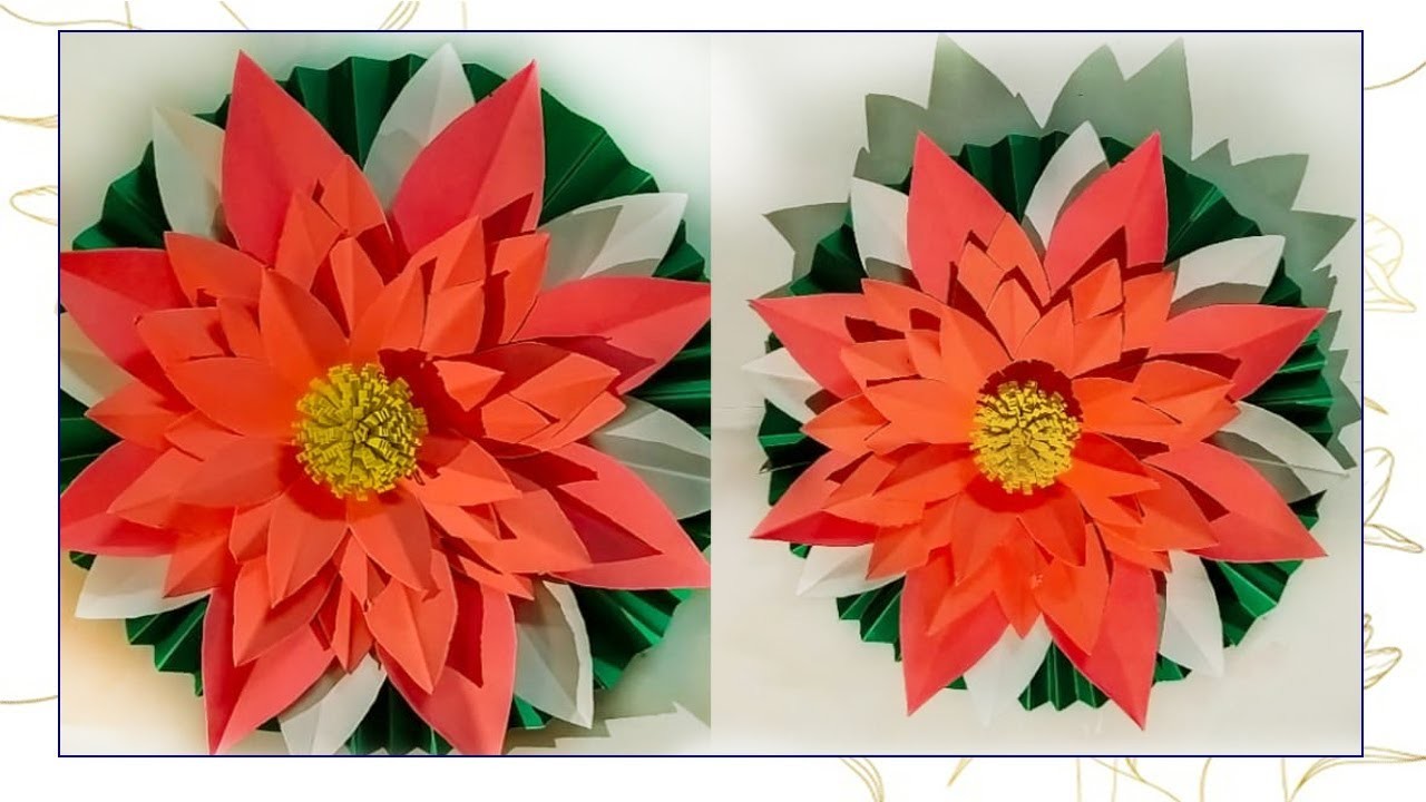 Making Lotus | Easy & Beautiful Lotus | Paper Craft | Craft Ideas | পদ্মফুল