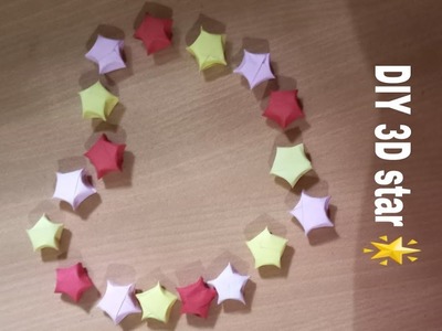Organic paper star ????|3D star |lucky stars