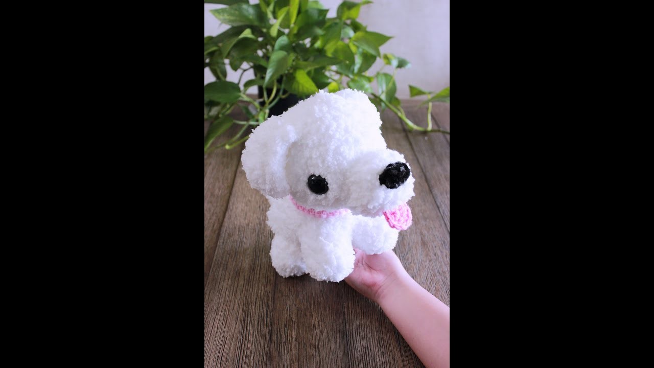 Amigurumi Puppy | Crochet puppy , puppy plushies | crochet dog | dogo #shorts