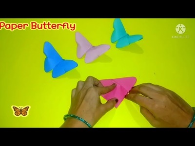 ????????️????????Easy Papercraft. paper Butterfly ????  || Origami Butterfly #Shorts #PaperButterfly #Origami