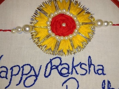 Hand Embroidery Design Raksha Bandhan Special,