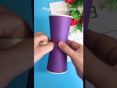 Paper Cup Plane #papercup #papercrafts #diycrafts #shorts