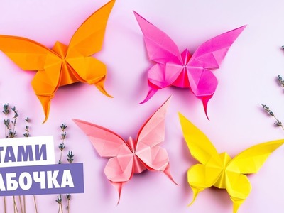 Origami Paper Butterfly | Оригами Бабочка из бумаги #shorts