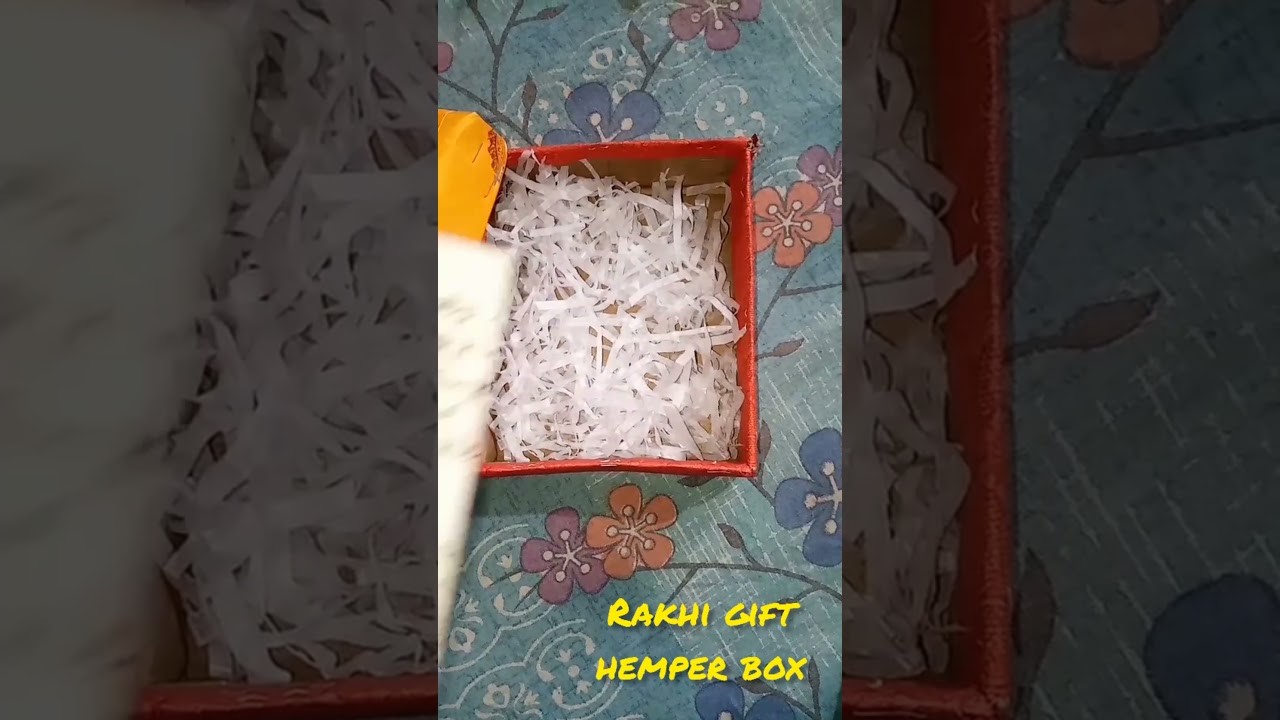 Rakhi Gift Hemper Box | Handmade Gift Hemper #shorts #youtubeshort #diy #shortvideo