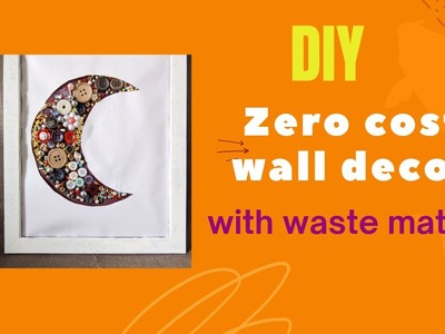 DIY Wall Frame | boho wall frame | DIY Wall Art | Low cost Decor | Zero cost Decor |Boho Decor