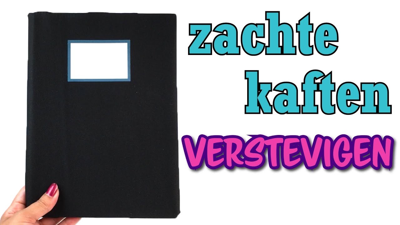 Hoe boeken kaften - slappe kaft verstevigen