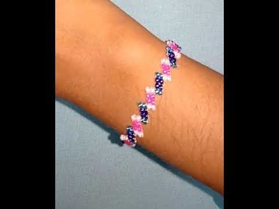 001 - Easy beading bracelet #diy #beadworks #diybracelet #jewellerymakingeasy #easydiy