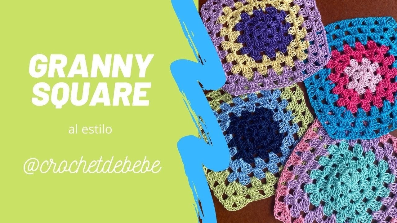 La tendencia del Crochet ¡Granny Squares!