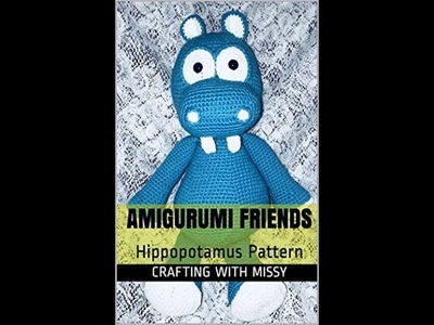 Amigurumi Friends Hippopotamus Pattern: Nostrils Crochet Tutorial