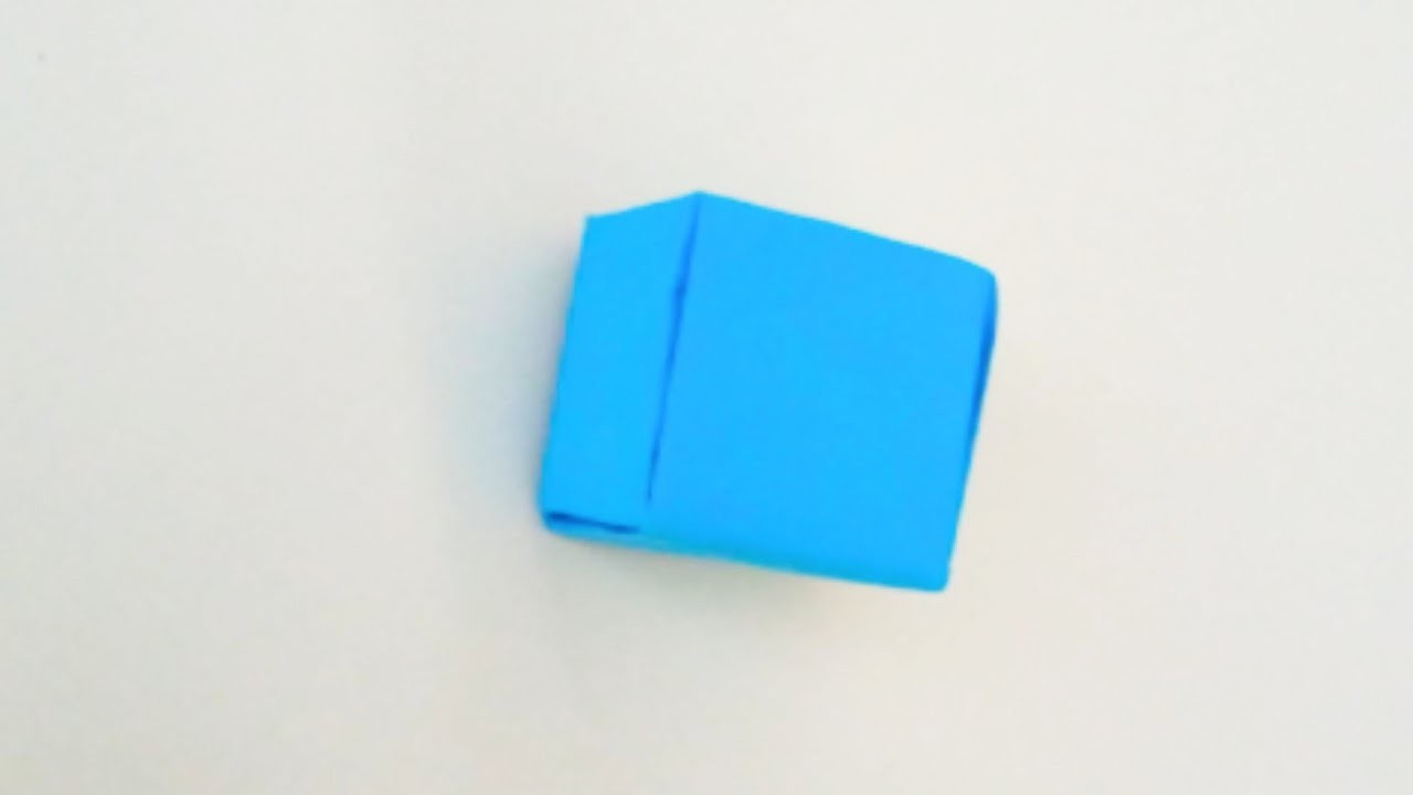 Easy origami paper cube box| origami cube| paper box| paper cube box| how to make a paper cube