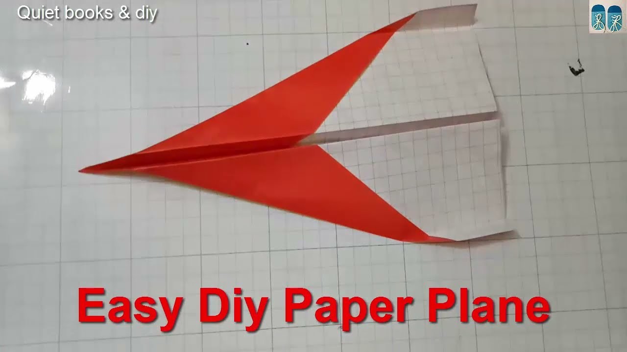 How To Make a Paper Plane - Quick and Easy Origami