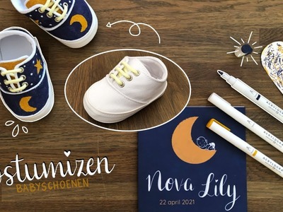 Babyschoenen pimpen met acrylographs