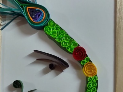Ganesh Aawhan ???? Shri Ganesha Quilling Peacock feather Quilling