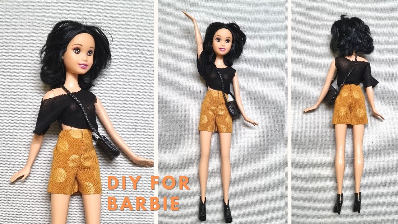 ???? You gonna love it ????! Top & Trousers for Barbie doll ???? | DIY Barbie clothes tutorial ????????