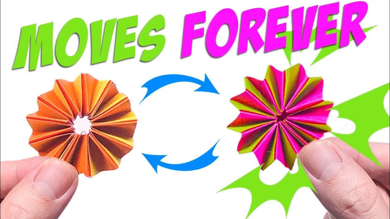 Easy Origami Paper FIDGET TOYS || Paper Moves Forever || DIY antistress