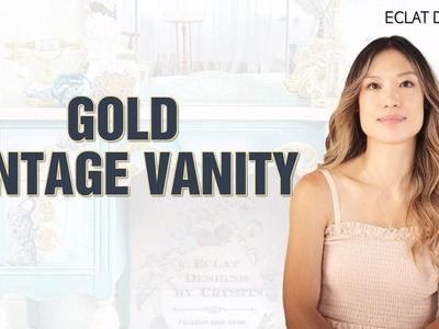 Gold Vintage Vanity
