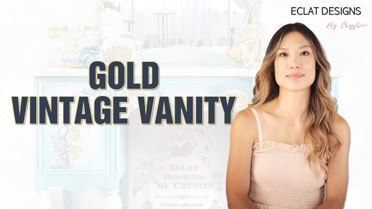 Gold Vintage Vanity