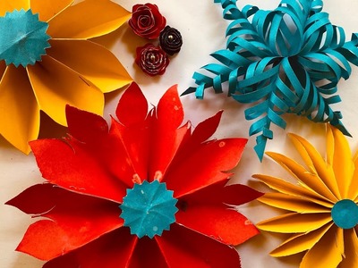 Diy paper flowers | easy paper flowers