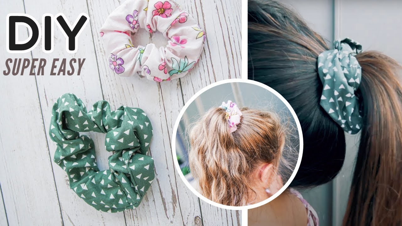 DIY THE PERFECT SCRUNCHIE FOR ADULT & CHILD (easy sewing tutorial for beginners )