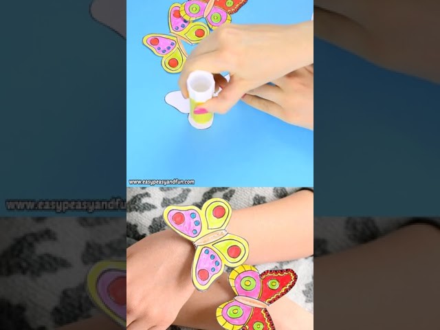 Diy butterfly bracelet