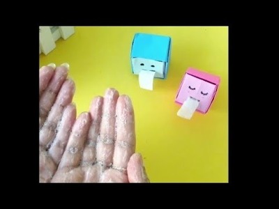 DIY Handmade tissue Hand soap. DIY paper soap #shorts #mymissartshow