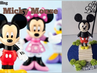Paper Quilling Micky Mouse