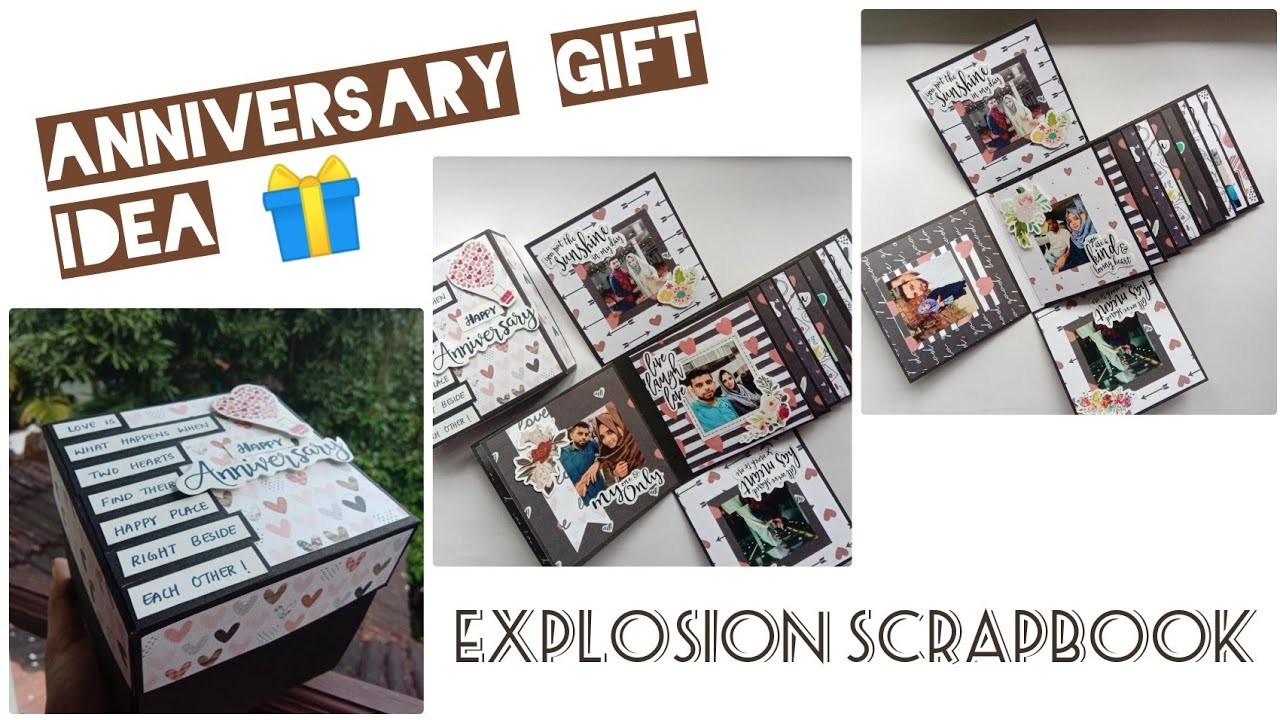 Anniversary special gift???? ||Explosion scrapbook ||EMI'S CORNER