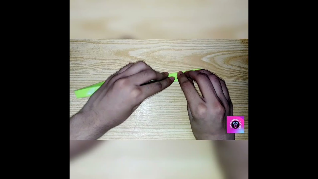 DIY origami hand bracelet