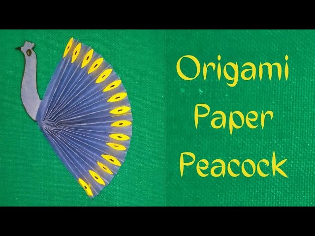 Origami Paper peacock | Paper peacock | Origami Paper craft | Easy origami | #shorts