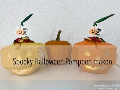Spooky Halloween Pompoen maken