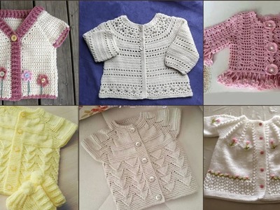 Top class outstending stylish ceochet baby cardigans design