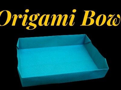 0rigami bowl, paper bowl, origami bowl easy