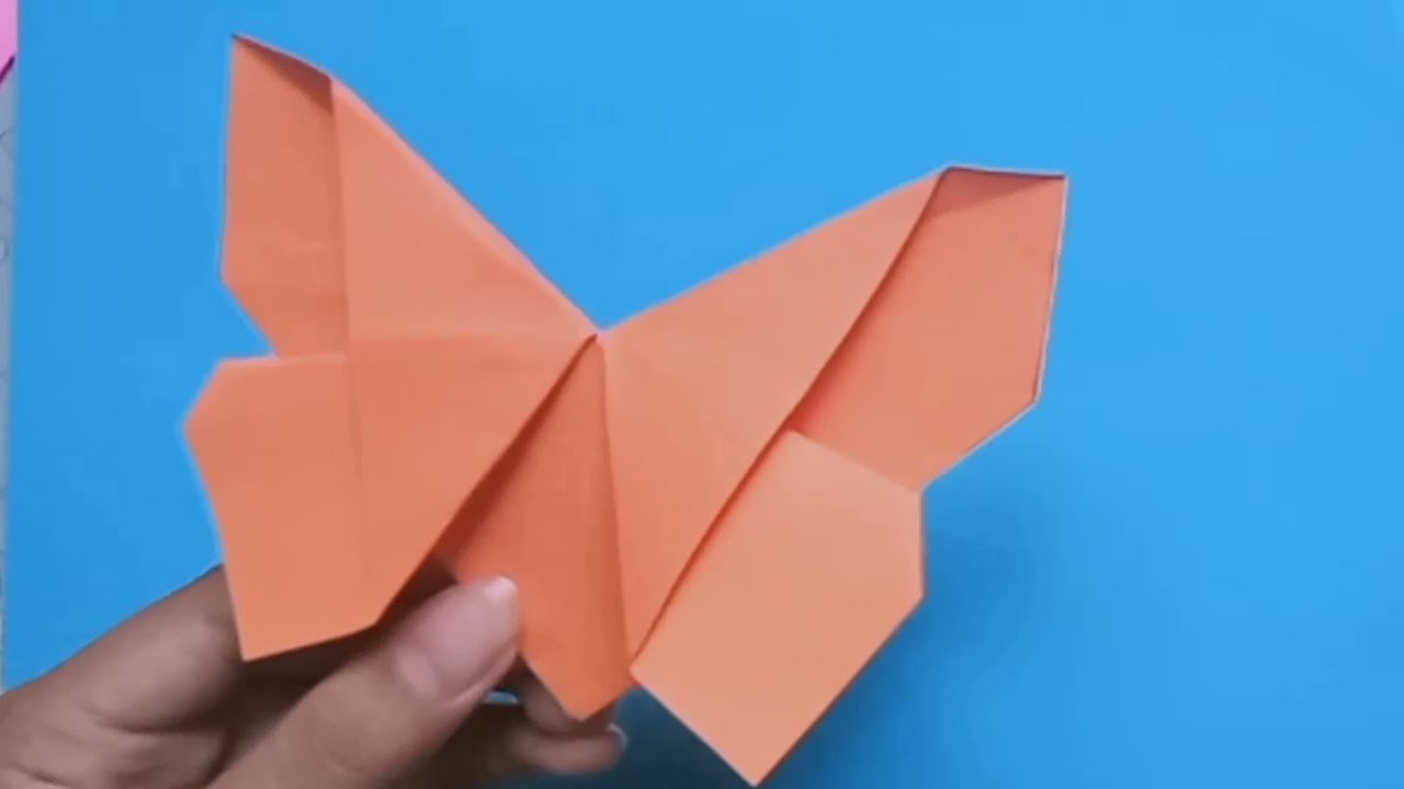Origami butterfly,paper butterfly,paper butterfly making,#papercraft #diy #trenddingvideo #origami