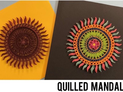 Quilled Mandala || Time-lapse