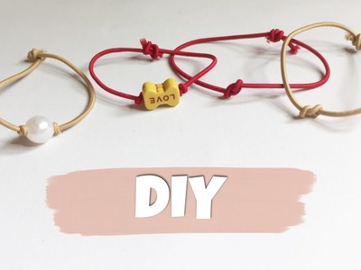 DIY rubber strap bracelet
