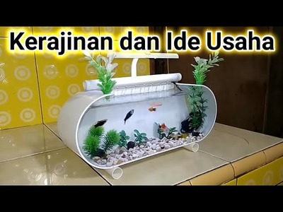Aquarium dari paralon || Diy aquarium easy