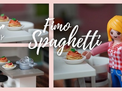 DIY Miniatur Spaghetti Tutorial????.Fimo Spaghetti.Pimp my Playmobil.Familie Bäcker