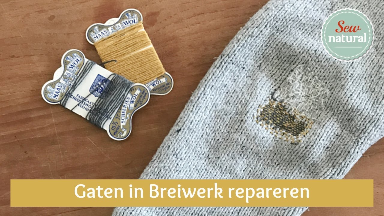 Gaten in Breiwerk Repareren