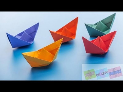 How to make an origami paper boat|কাগজের নৌকা⛵. #papercraft #paperboat #bdcraft