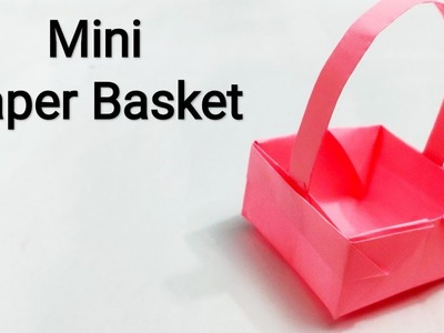 DIY Origami paper basket. Origami basket #shorts #origami #craft