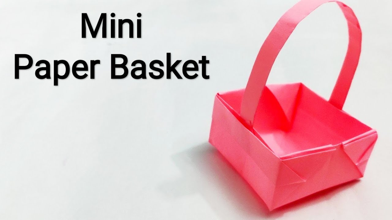 DIY Origami paper basket. Origami basket #shorts #origami #craft