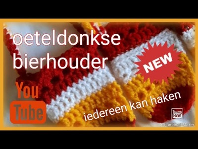 ❤ ❤ #iedereenkanhaken #BIERHOUDER VOOR #CARNAVAL #haken #tutorial #crochet #beginner #diy #subscribe