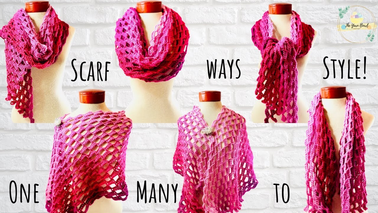 Zigzag Scarf | Easy Crochet Scarf | Cowl | Shawl | Wrap