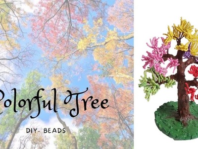 How To Make - Colorful Tree Beads Tutorial | SpringDay DIY [Beads]