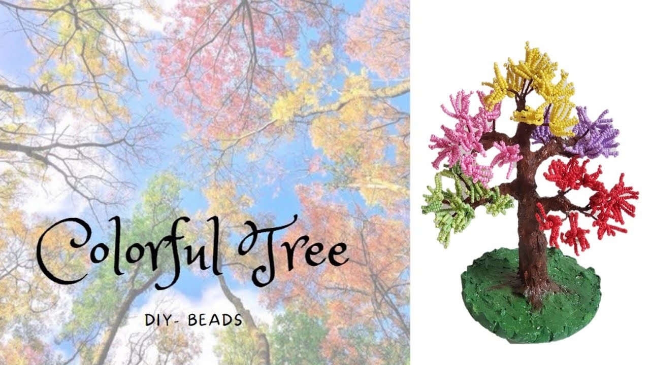 How To Make - Colorful Tree Beads Tutorial | SpringDay DIY [Beads]