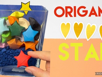 Origami Star Easy.DIY star paper crafts⭐️⭐️⭐️اوريقامي نجمة