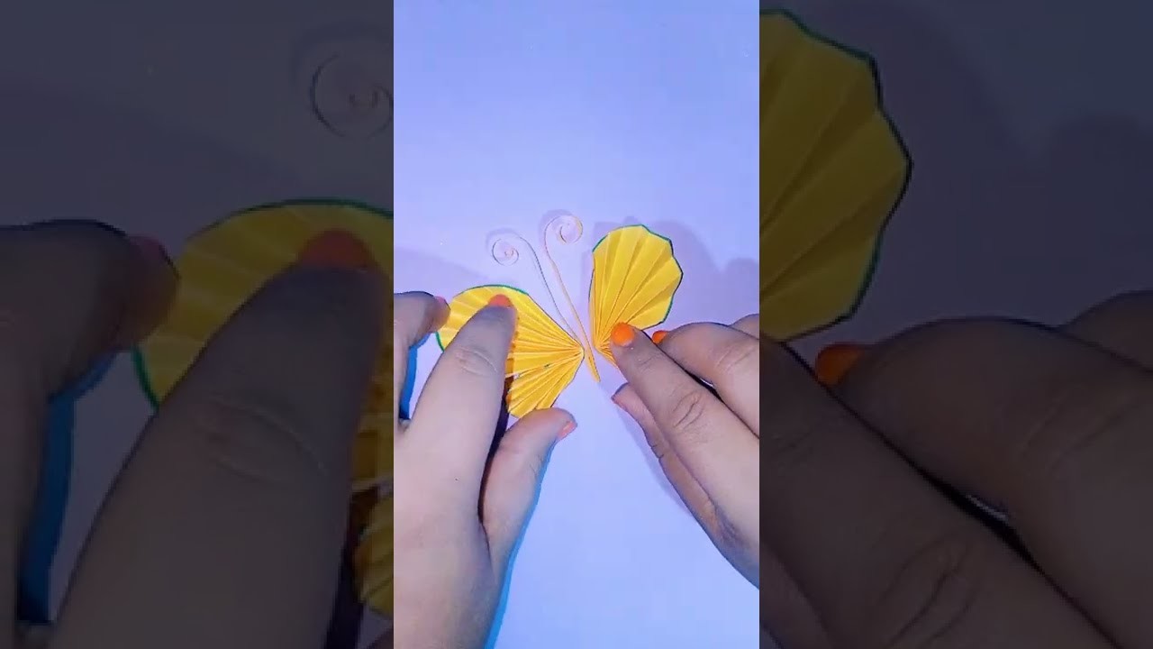 DIY Paper Butterfly ???? | Origami paper butterfly