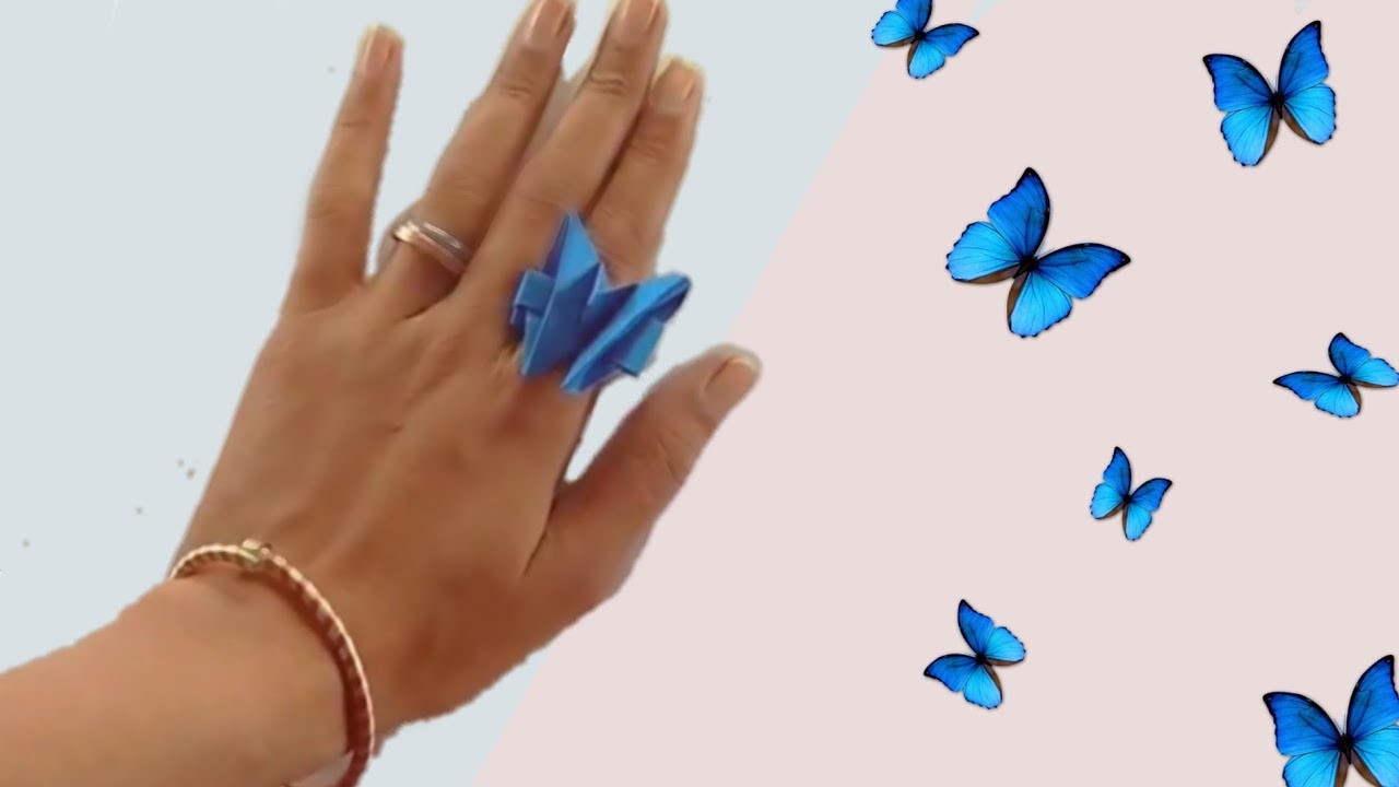 Paper Butterfly Ring????????